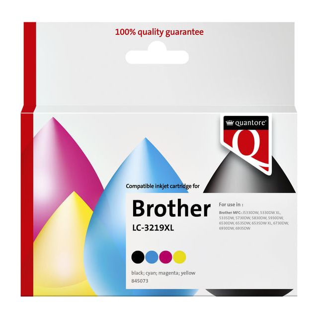 Quantore - Inkcartridge Bruder LC -3219XL SW+3KL | 1 Stück