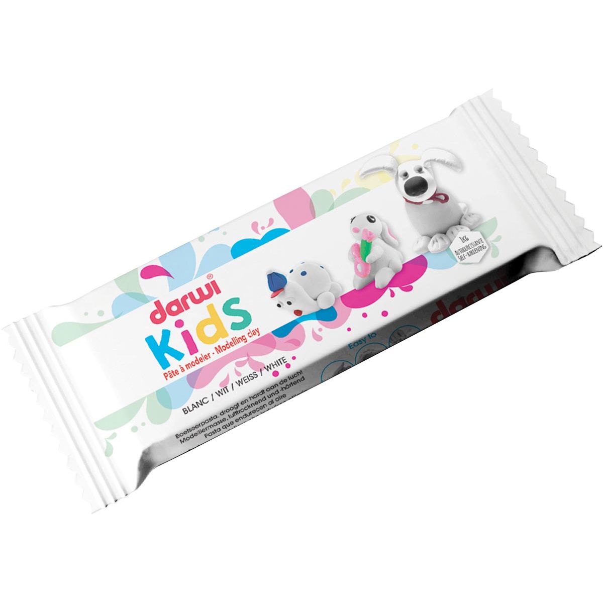 Darwi - Modellierpaste Kids, Packung à 1 kg