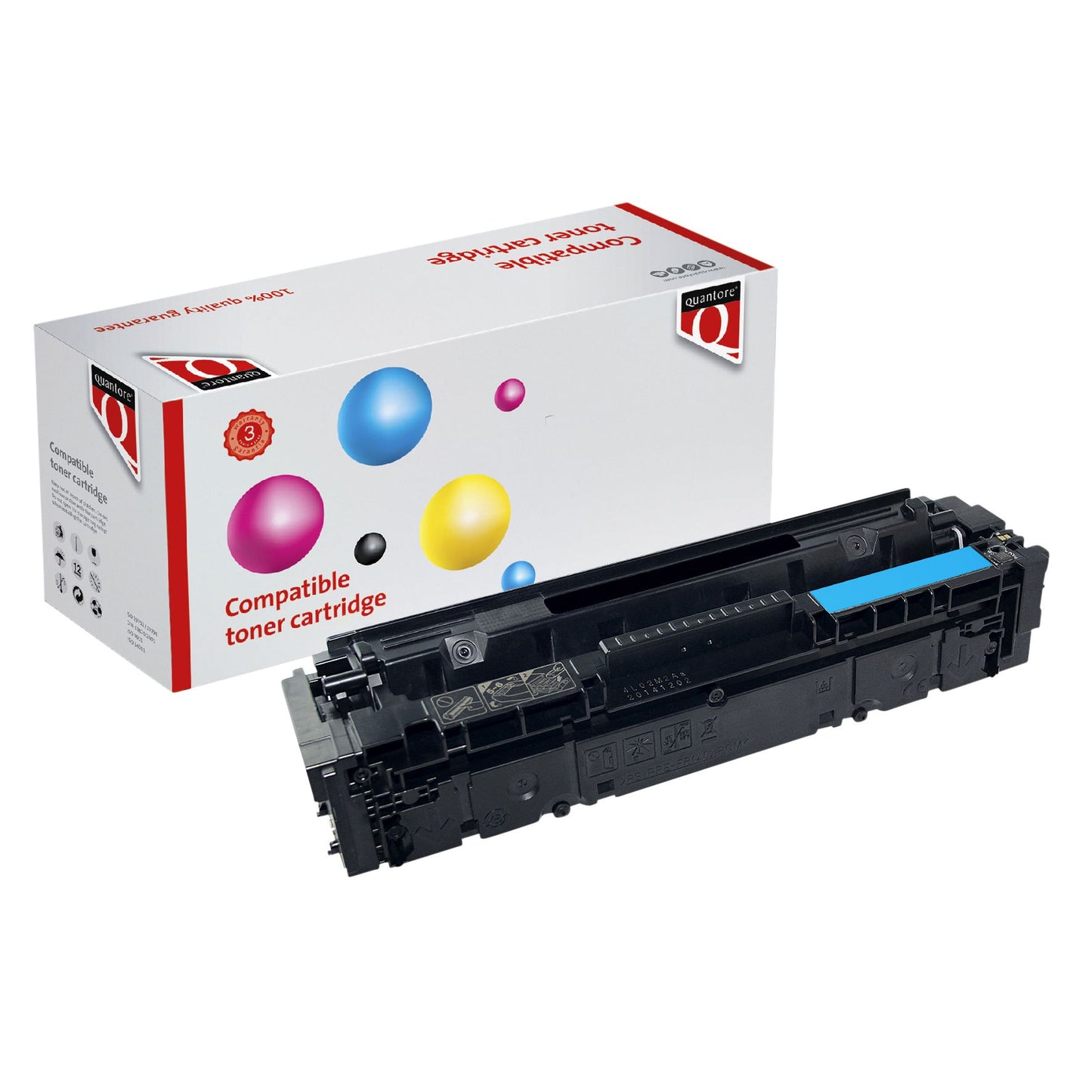 Quantore - Alternative à la cartouche de toner pour CF541X 203X bleu