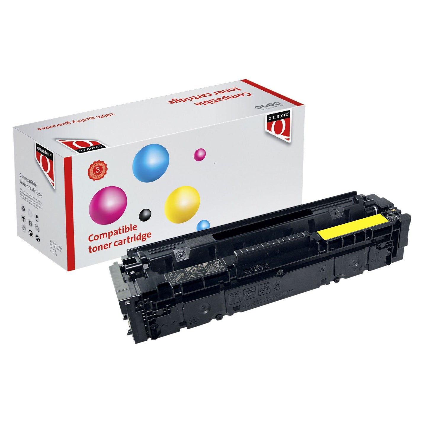 Quantore - Alternative à la cartouche de toner pour CF542A 203A jaune