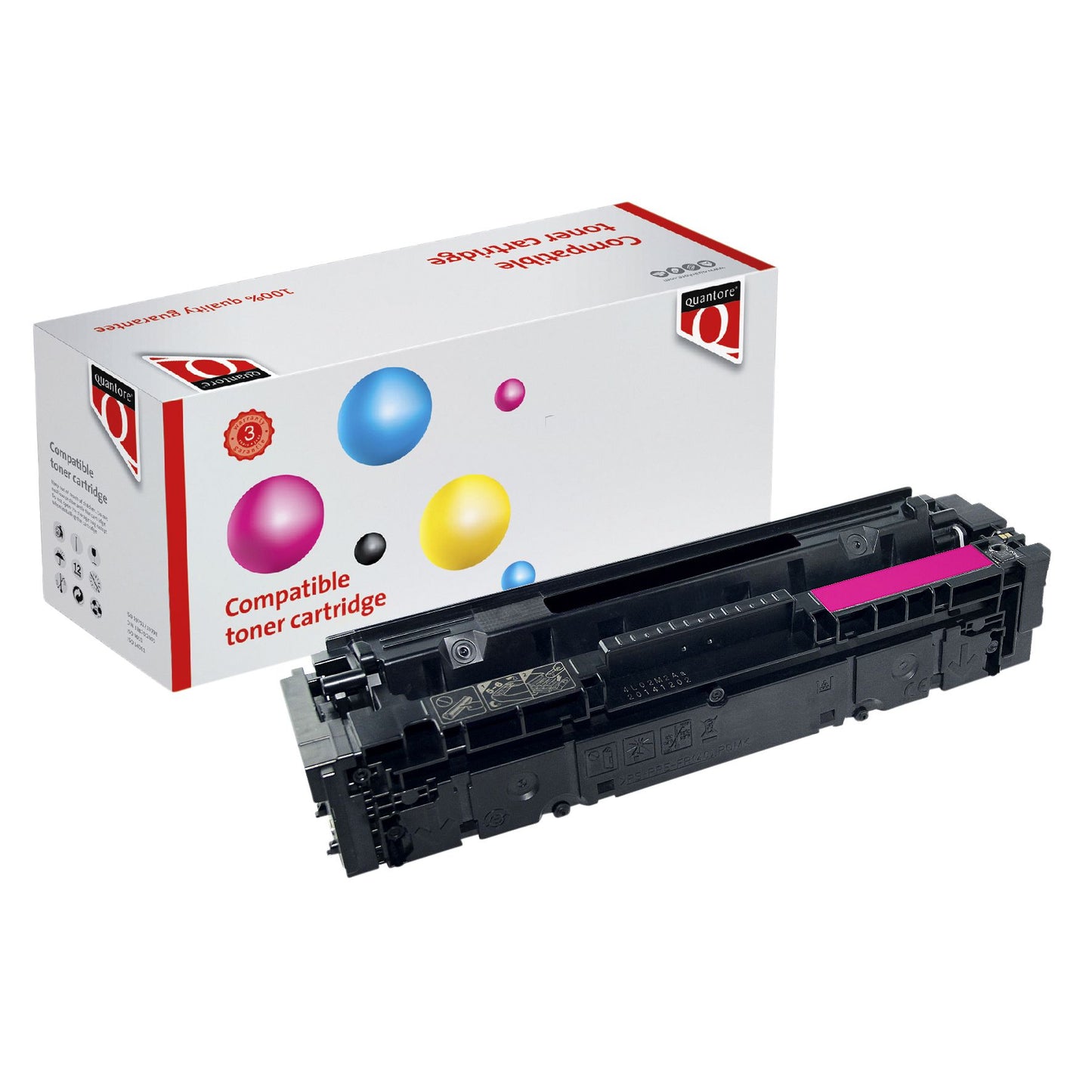 Quantore - Alternative à la cartouche de toner pour CF543X 203X rouge