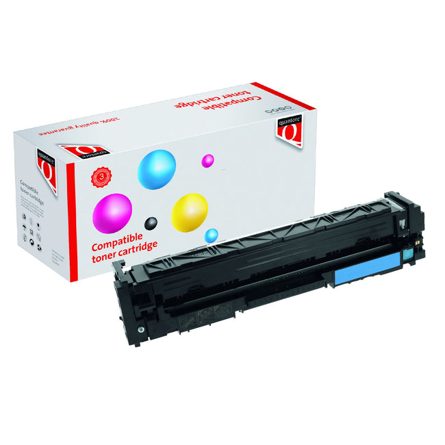 Quantore - Cartuccia toner alternativa per CF531A 205A blu