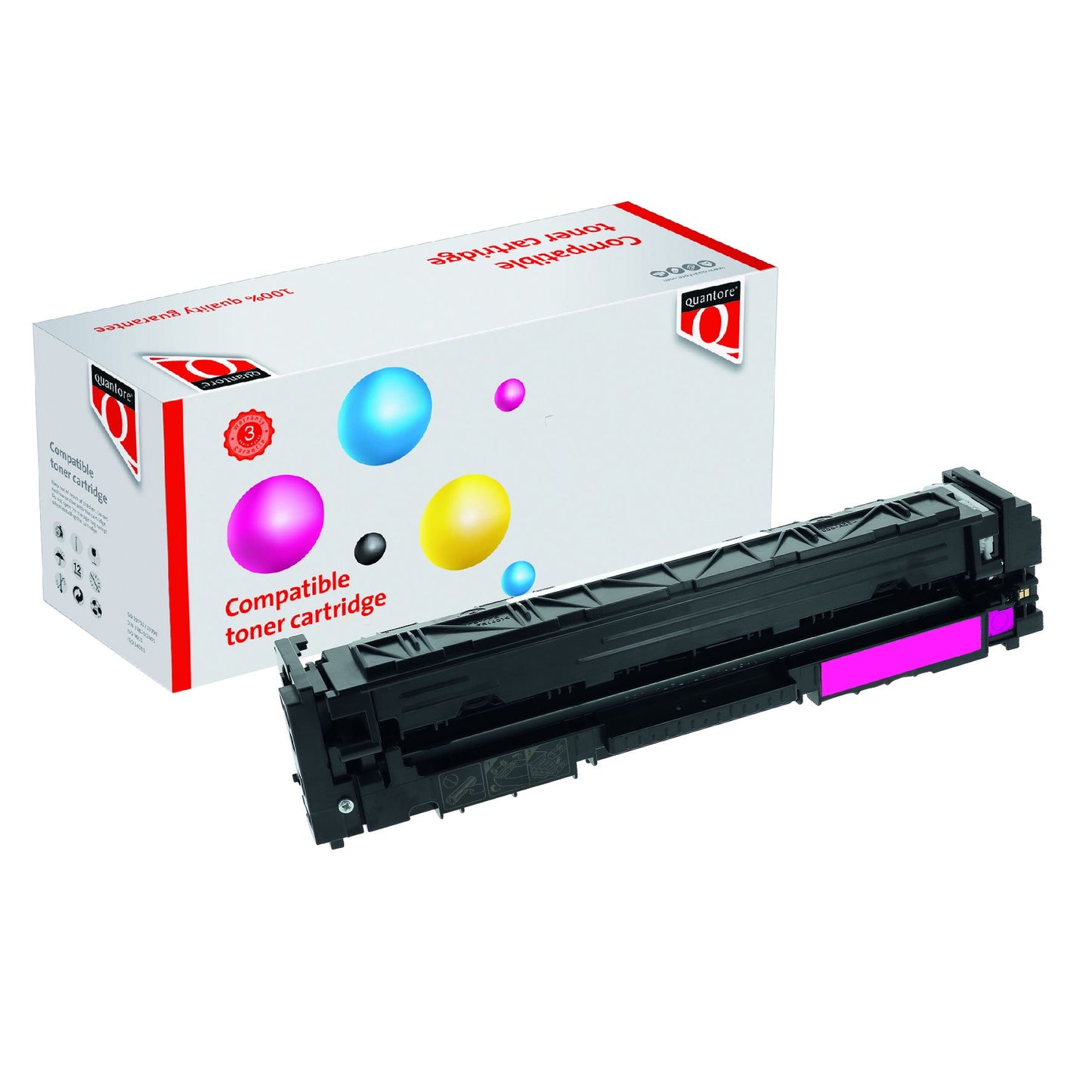 Quantore - Cartuccia toner alternativa per CF533A 205A rosso