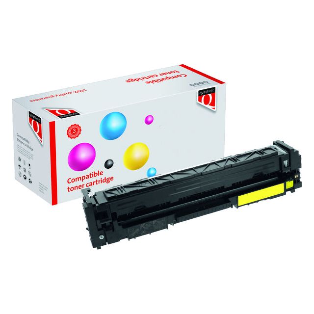 Quantore - Tonercartridge hp cf532a 205a geel