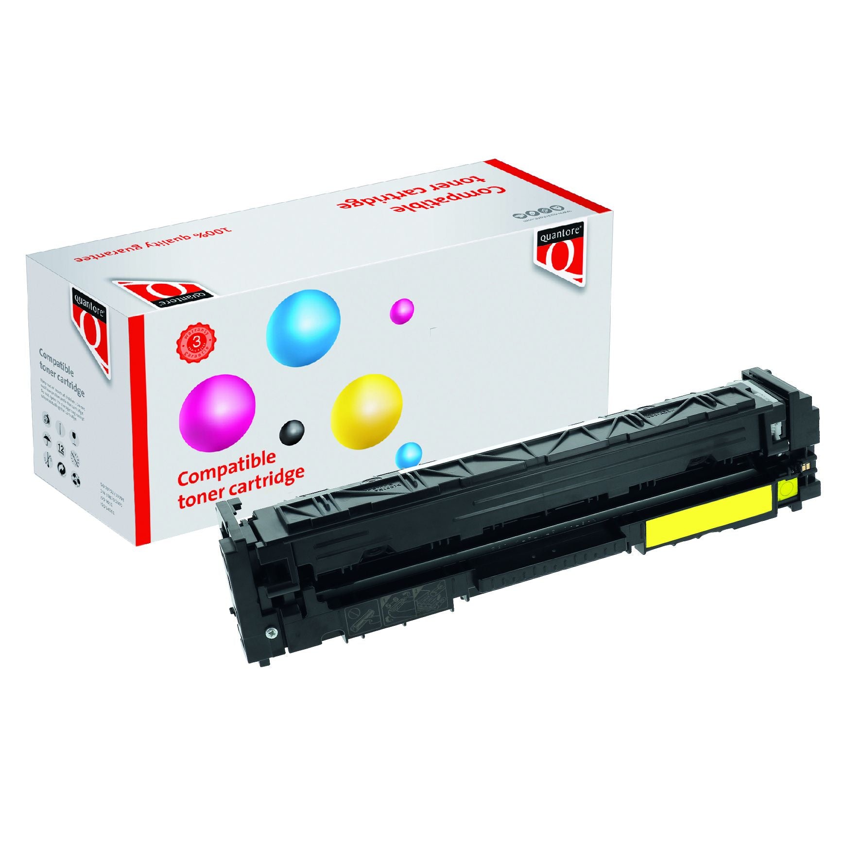 Quantore - Tonerkartuschen-Alternative für CF532A 205A Gelb