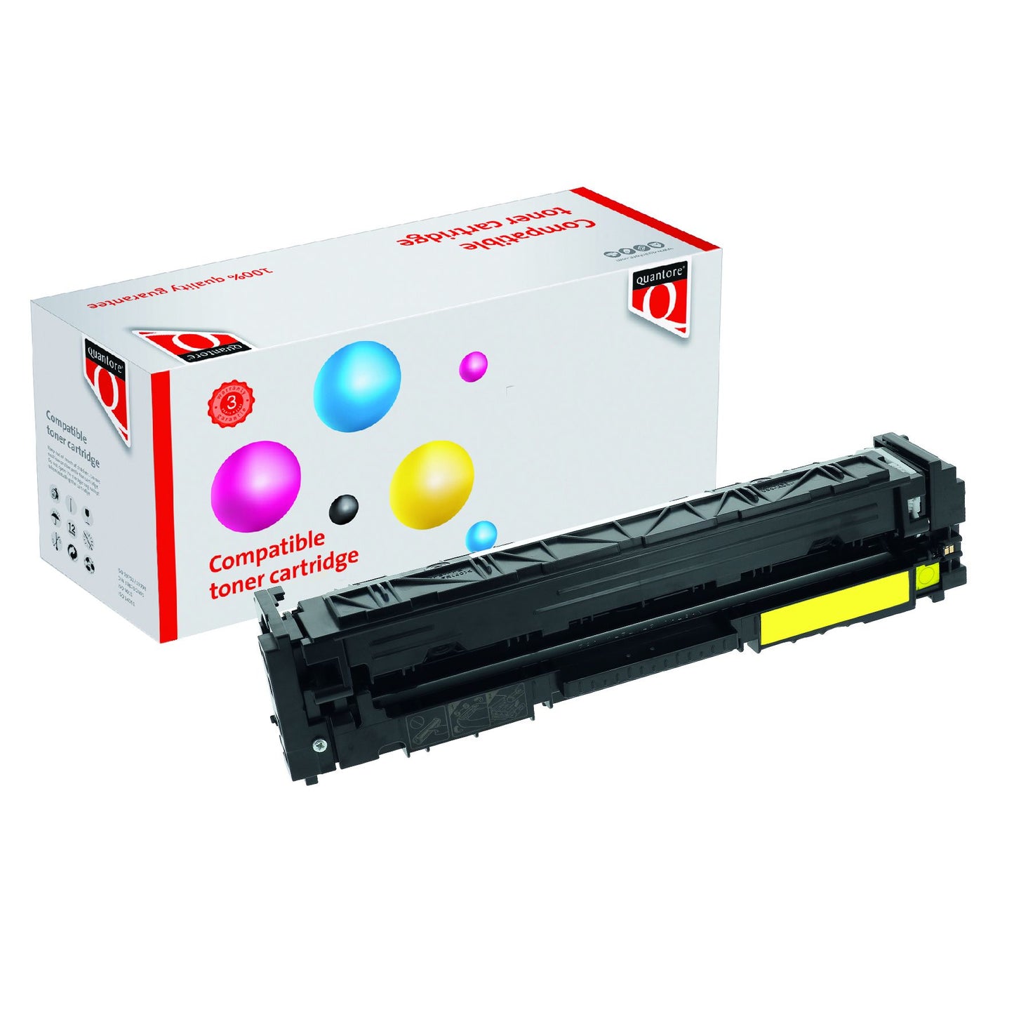 Quantore - Cartuccia toner alternativa per CF532A 205A giallo