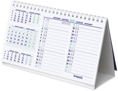 Brepols -   bureaukalender, horizontaal, 2027