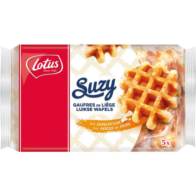 Lotus -   Suzy luikse wafel, 50 g, pak van 5 stuks