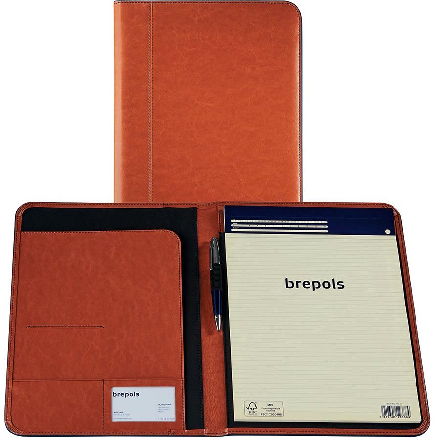 Brepols -   schrijfmap voor ft A4, camel