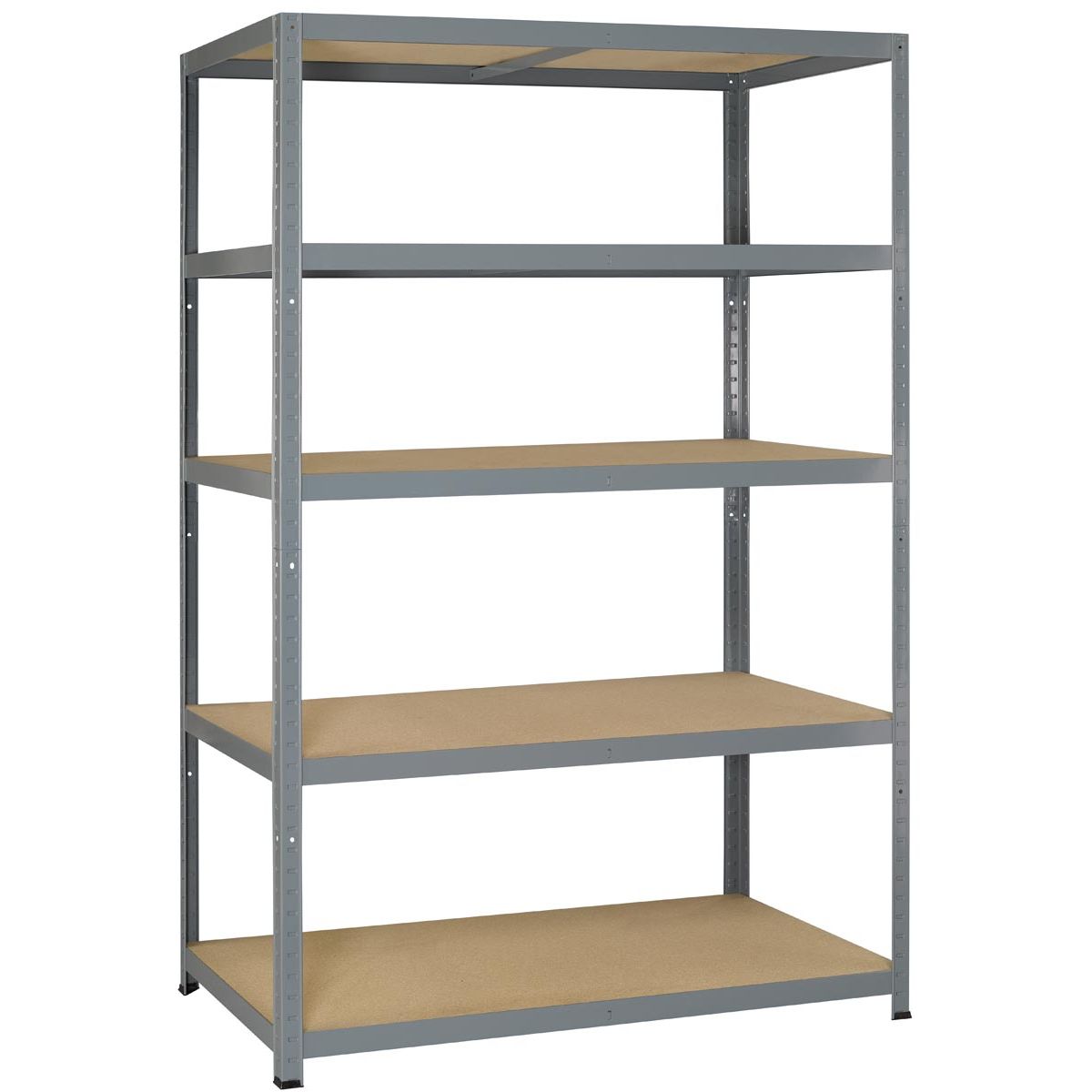 Avasco - Estantería Strong 265, pies 196 x 120 x 50 cm, 5 estantes, galvanizado