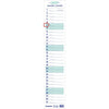 Brepols - month ribbon calendar, 2026