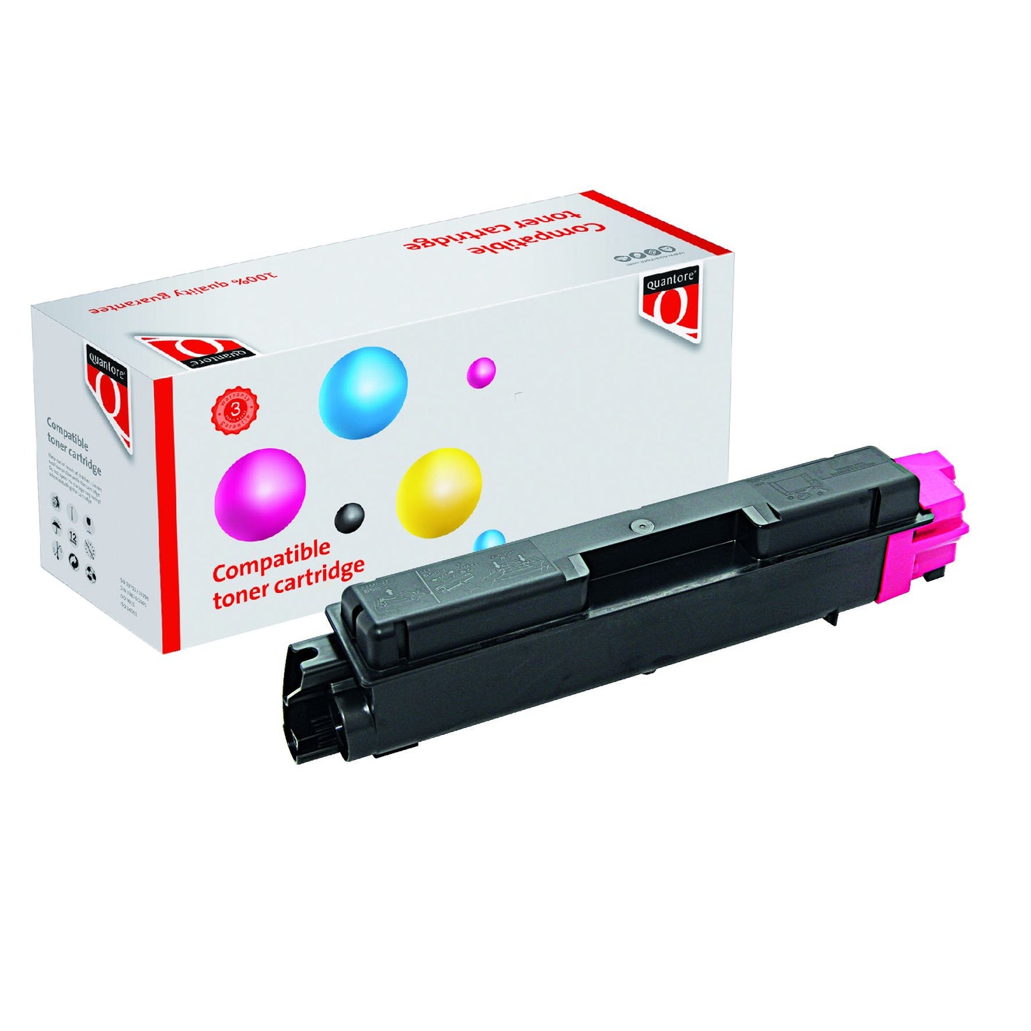Quantore - Toner alternativo per TK-5270M rosso