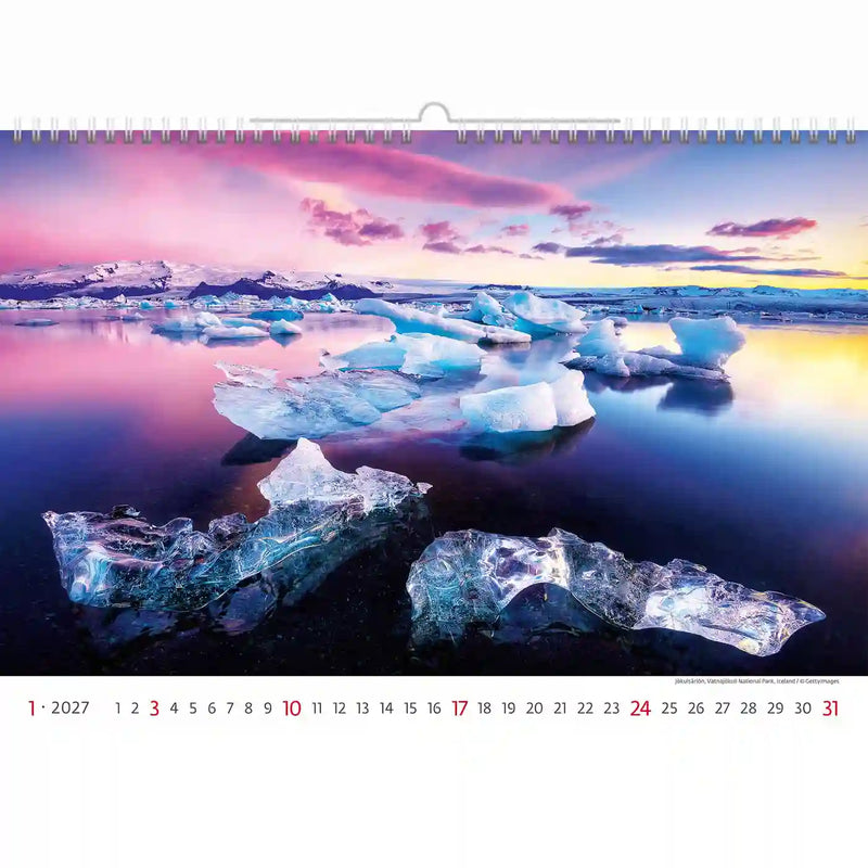 Helma 365 -  Kalender 2027 31.5x45cm nationale parken