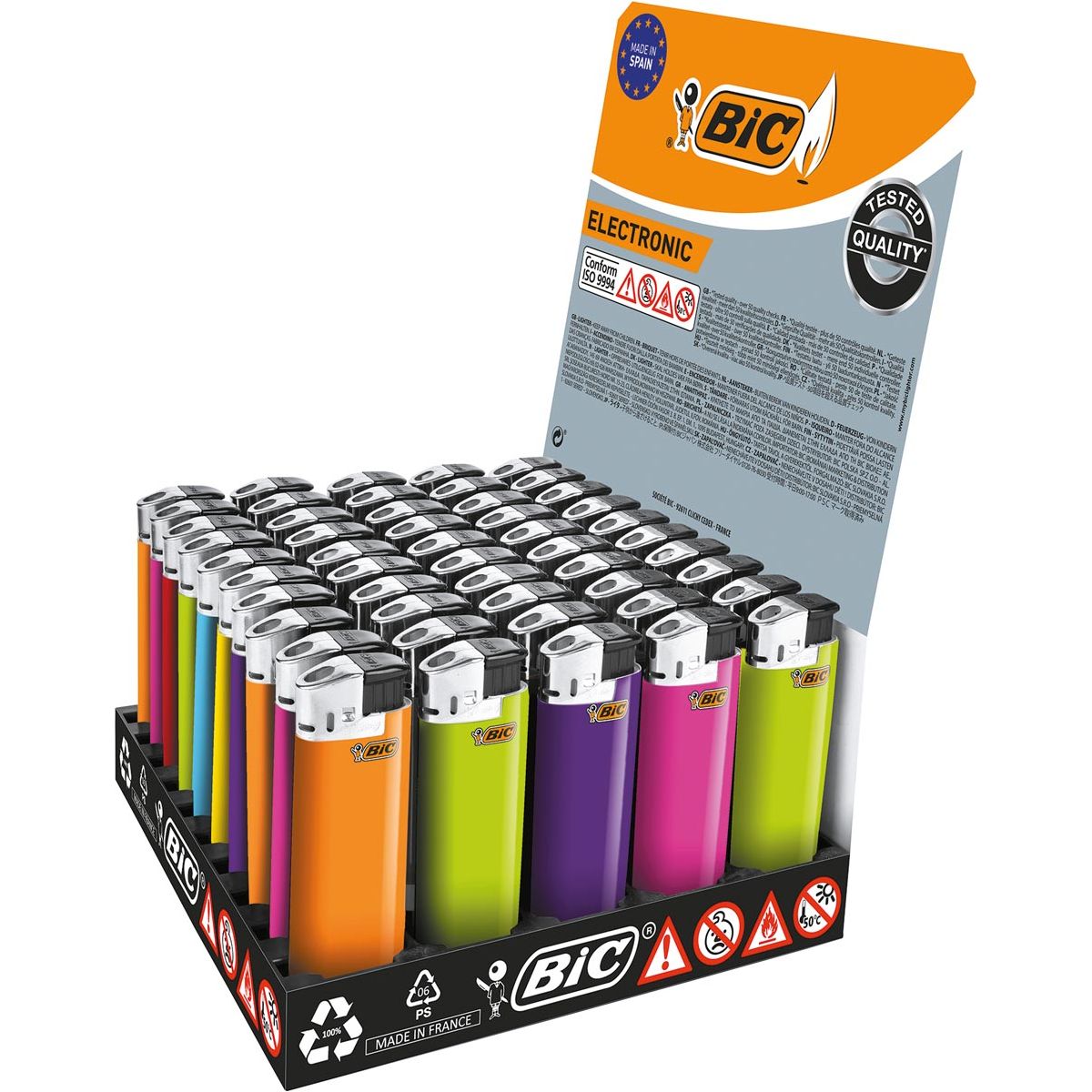 Bic - BIC Maxi elektronische aansteker, display van 50 stuks