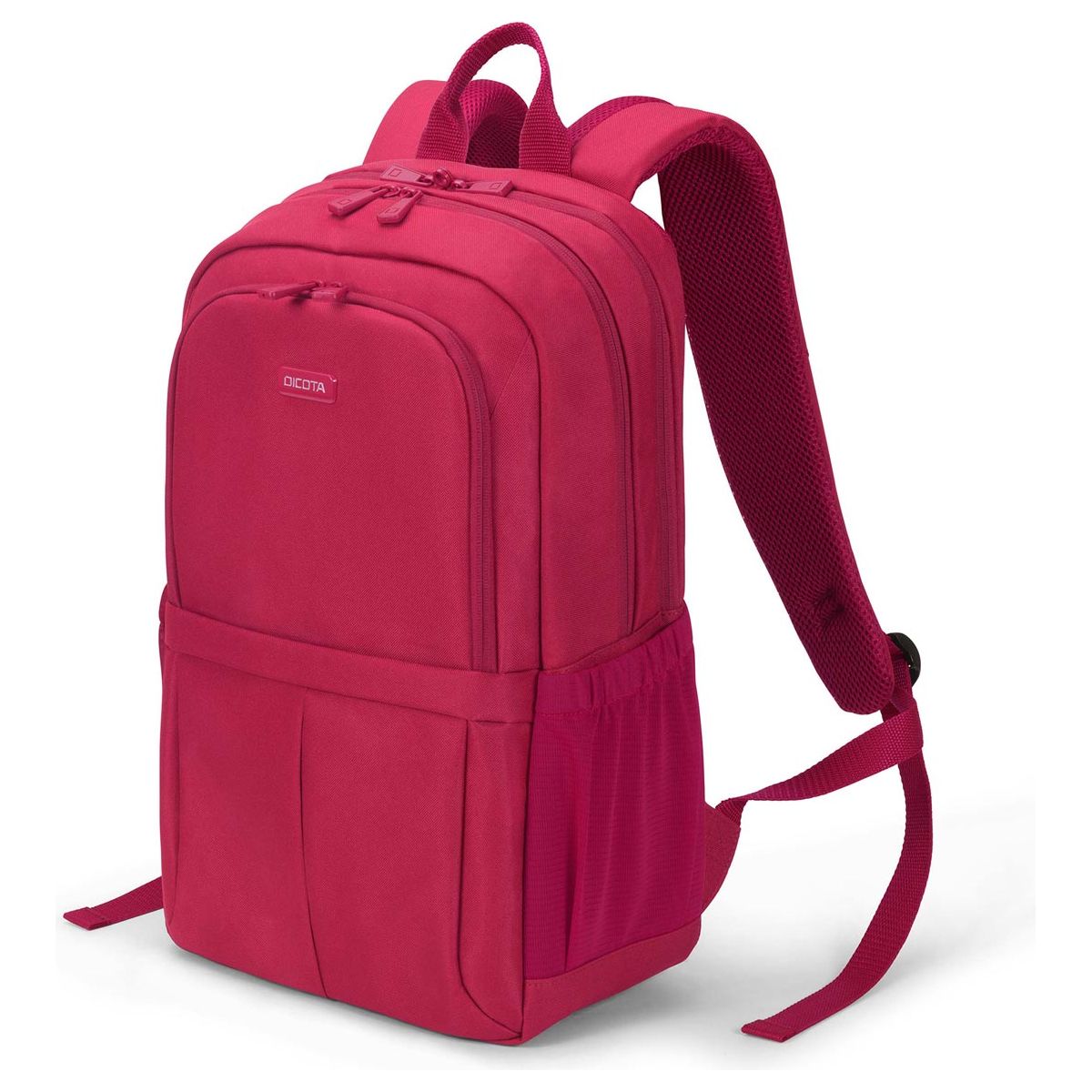 Dicota - Dicota ordinateur portable Backpack Eco Scale, pour les ordinateurs portables jusqu'à 15,6 pouces, rouge