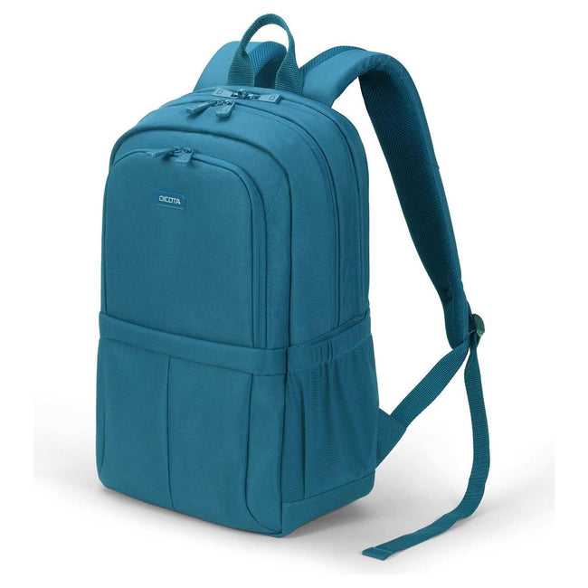 Dicota - Dicota ordinateur portable Backpack Eco Scale, pour les ordinateurs portables jusqu'à 15,6 pouces, bleu