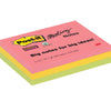 Post-it - Notes de réunion super collantes, 70 feuilles, pi 203 x 153 mm, couleurs assorties, paquet de 3 blocs
