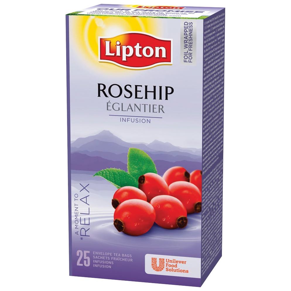 Lipton Tea Company - Thé, Rosebottel, pak de 25 sacs