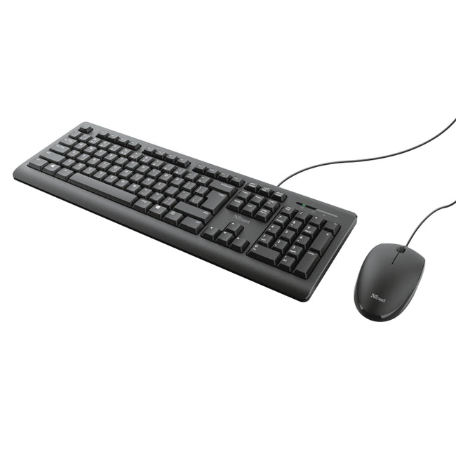 Trust – Primo-Tastatur und -Maus, Azerty
