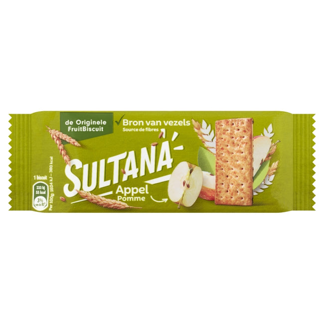 Sultana -  Fruitbiscuit  appel 3 pack