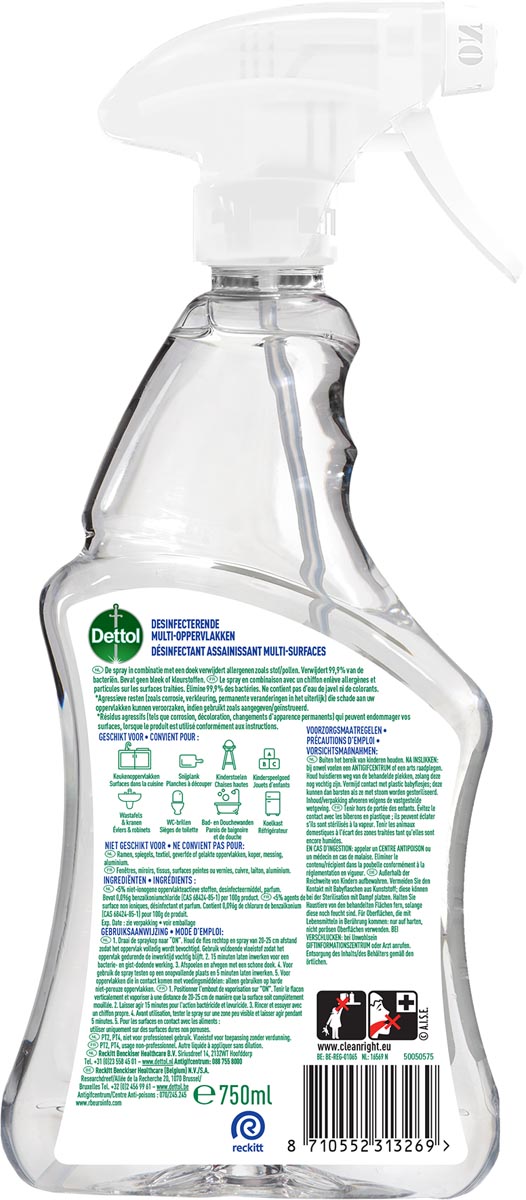 Dettol -   allesreiniger, spray van 750 ml (afbeelding 2)