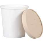 Depa -, Soepbeker, Karton + PE, 400ml, 16oz, Ø97mm, wit, 500 stuks (afbeelding 2)