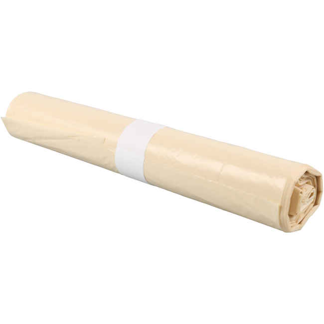 PowerSterko -  Afvalzak, HDPE, 58x100cm, T23, beige, 500 stuks