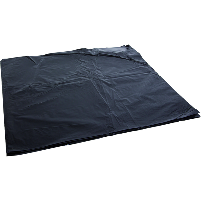 PowerSterko -  Afvalzak, Gerecycled LDPE, 95x110cm, T80, zwart, 100 stuks