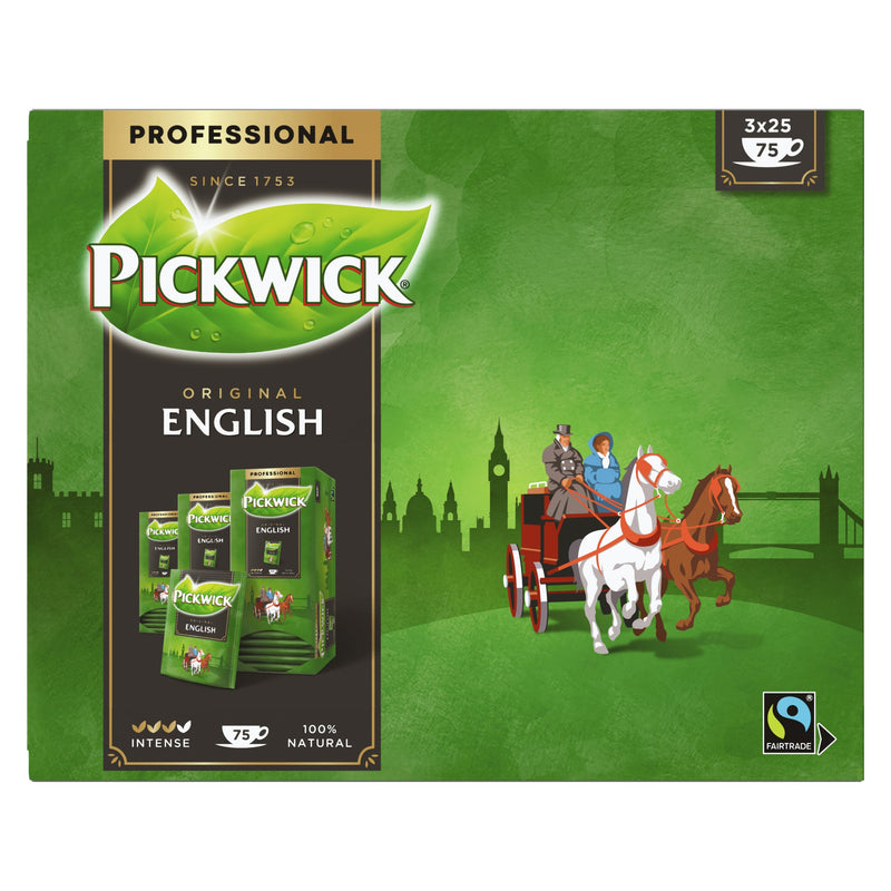 Pickwick -  Thee  fair trade english 25x2.5gr | 3 stuks