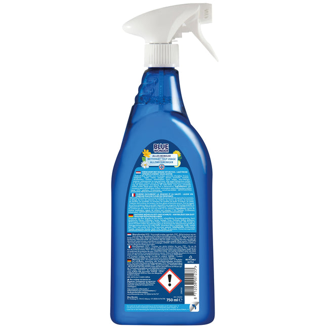Blue Wonder -  Allesreiniger  spray 750ml