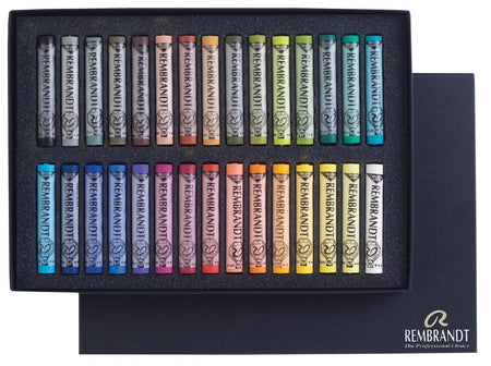 Rembrandt -   softpastels, doos met 30 pastels