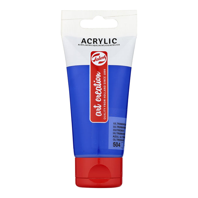 Talens Art Creation -  Acrylverf tac 504 ultramarijn tube 75ml