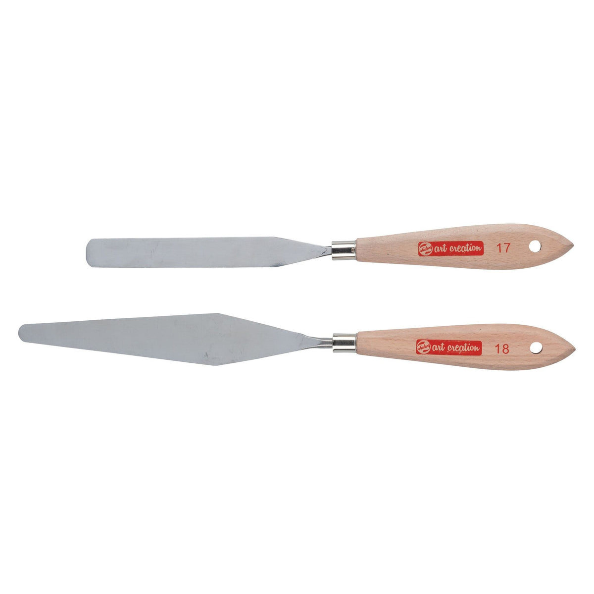 Talens Art Creation -  Schildersmes art creation set 2 stuks bruin | 5 stuks