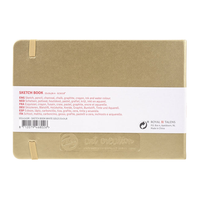 Talens Art Creation -  Schetsboek art creation 210x150mm witgoud | 5 stuks