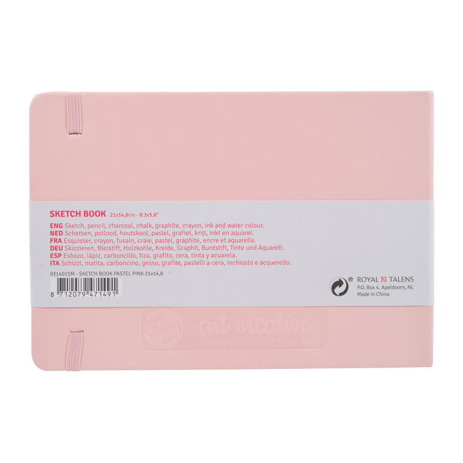 Talens Art Creation -  Schetsboek art creation 210x150mm roze | 5 stuks