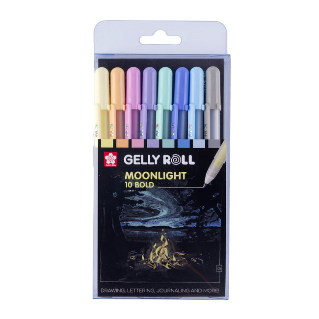 Sakura -  Gelschrijver gelly roll moonlight 10 pastel | 6 stuks