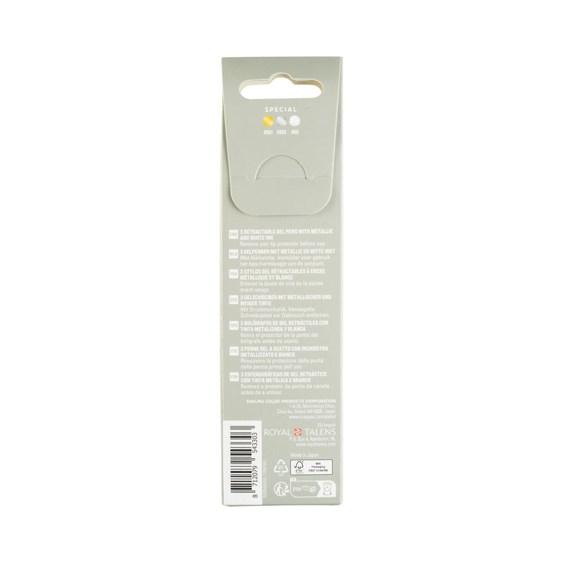 Sakura -  Gelschrijver gelly roll special 3st goud | 6 stuks