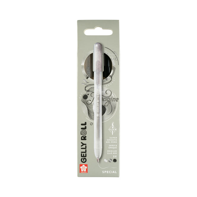 Sakura -  Gelschrijver gelly roll special 3st zilver | 6 stuks