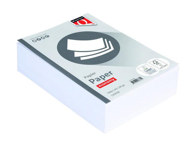 Quantore -  Kopieerpapier Economy A5 80gr wit 500 vel