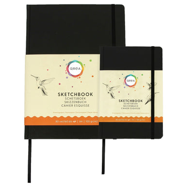 Qrea -  Tekenboek a5 100gr 80vel | 20 stuks