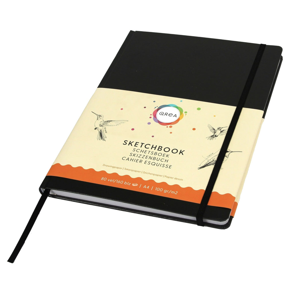 Qrea -  Tekenboek a4 100gr 80vel