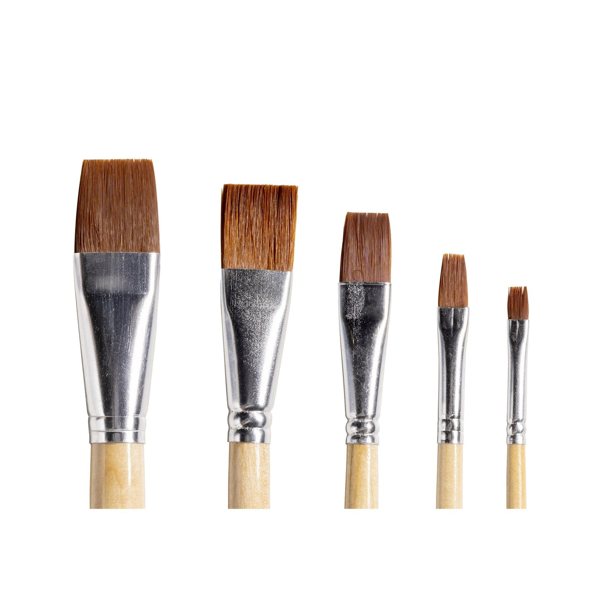 Qrea -  Kwast synthetisch set à 5 breedtes