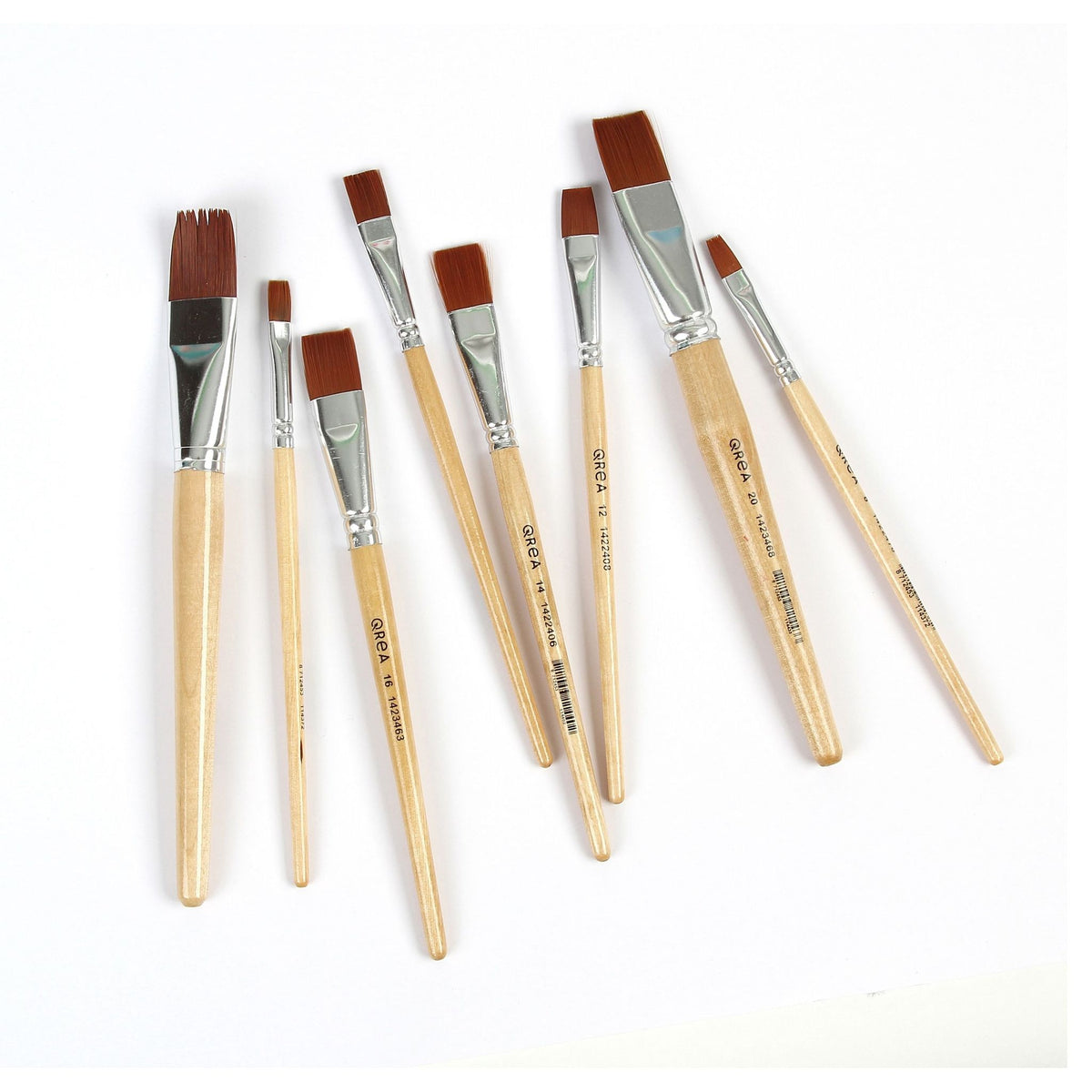 Qrea -  Kwast synthetisch set à 5 breedtes