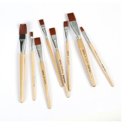 Qrea -  Kwast synthetisch set à 5 breedtes