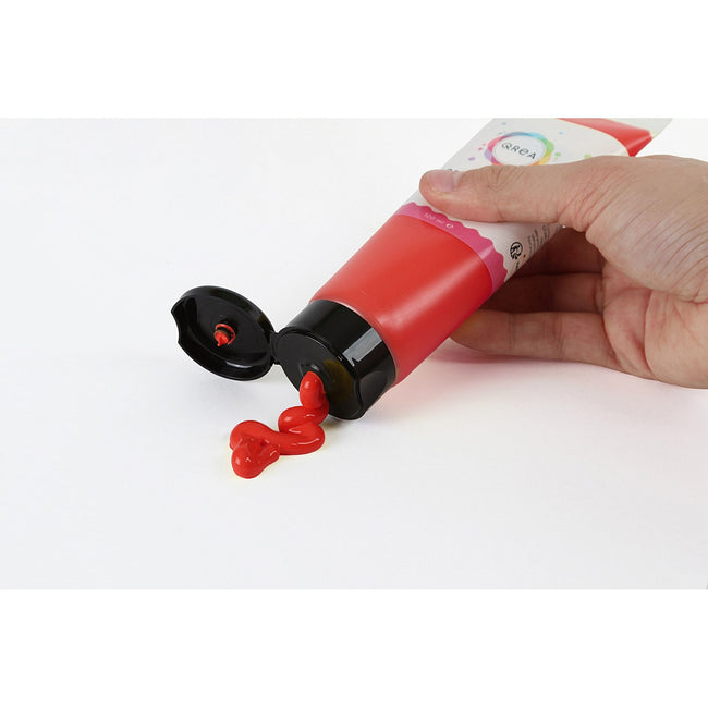 Qrea -  Acrylverf 120 ml vermiljoen