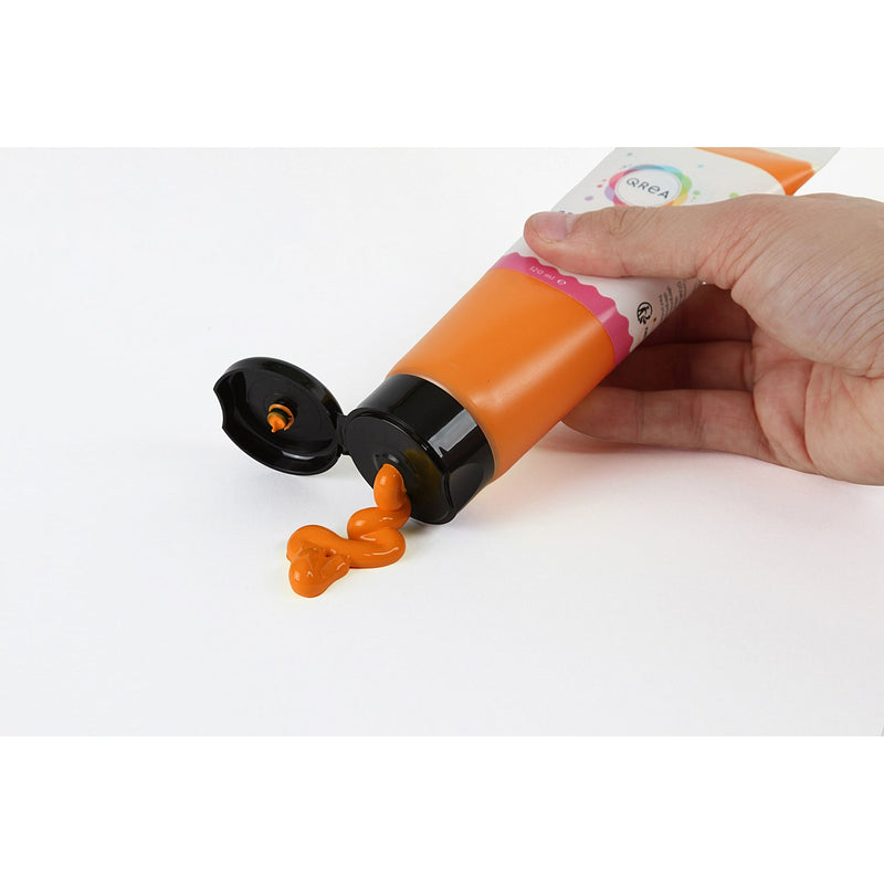 Qrea -  Acrylverf 120 ml oranje