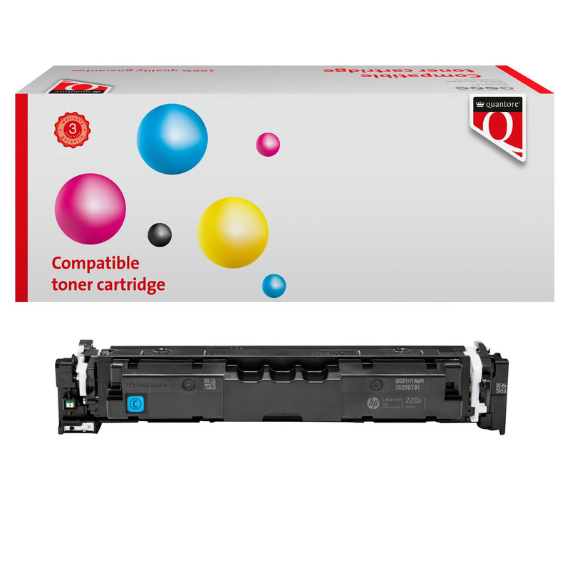 Quantore -  Tonercartridge hp w2201x cyaan