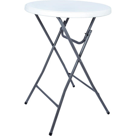 Brasq -  Inklapbare statafel BT100, wit, diameter 80 cm
