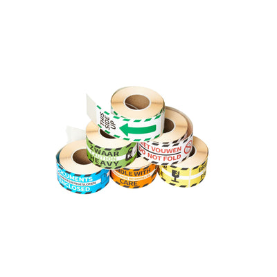 Rillprint -  Etiket heavy groen