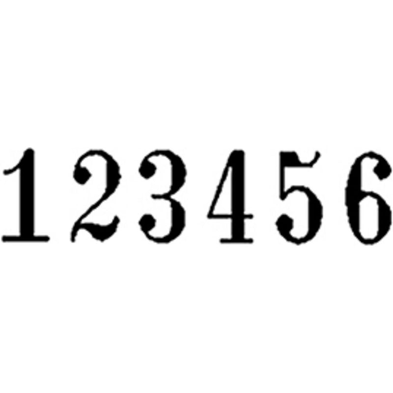 Reiner -  Numeroteur b6k antiqua 4.5mm 6 cijfers